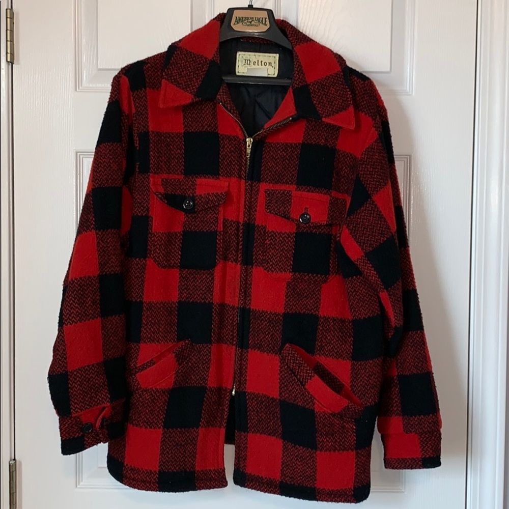 Vintage Melton Mackinaw Jacket